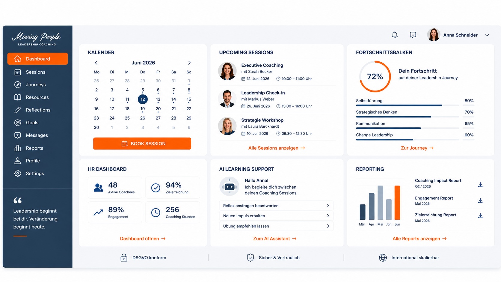 Digitale-Plattform-Coaching-Screenshot